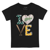 Oakland Athletics Baseball LOVE Tee Shirt