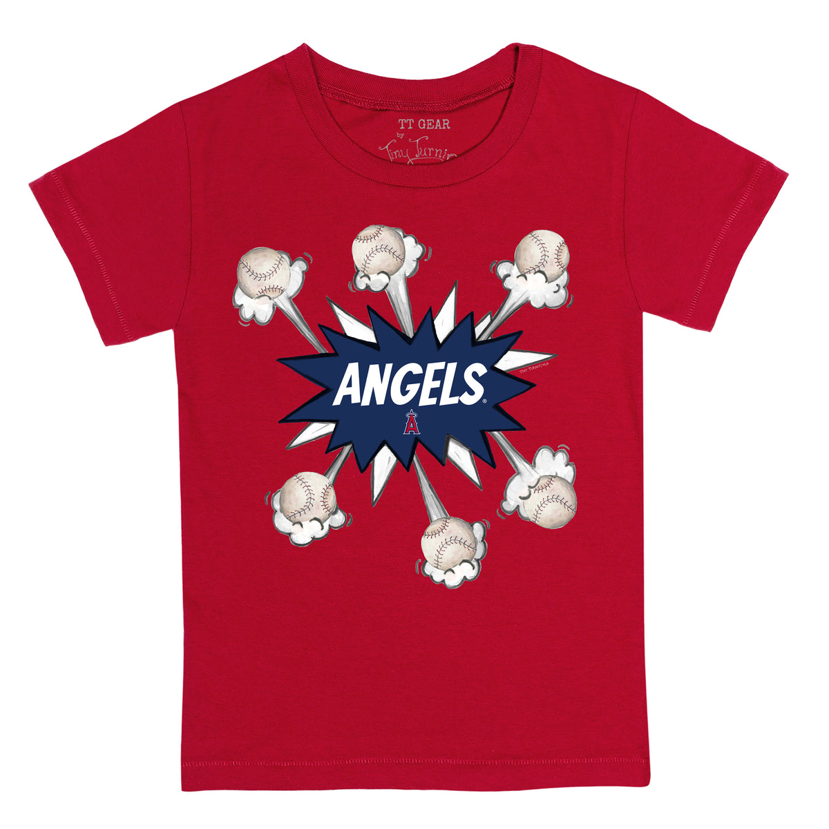 Los Angeles Angels Baseball Pow Tee Shirt