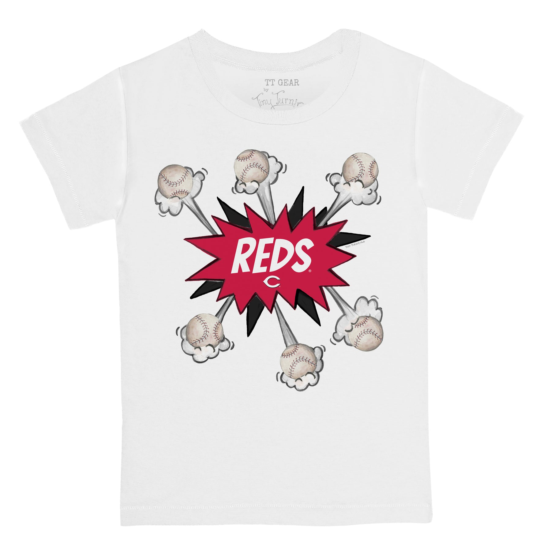 Cincinnati Reds Baseball Pow Tee Shirt