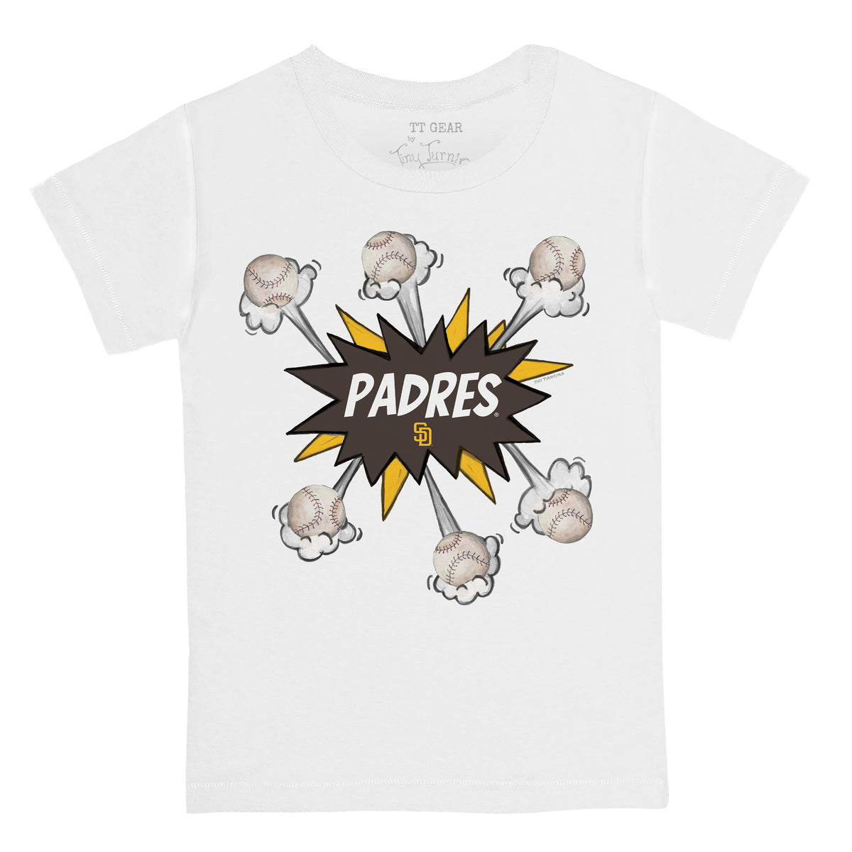 San Diego Padres Baseball Pow Tee Shirt