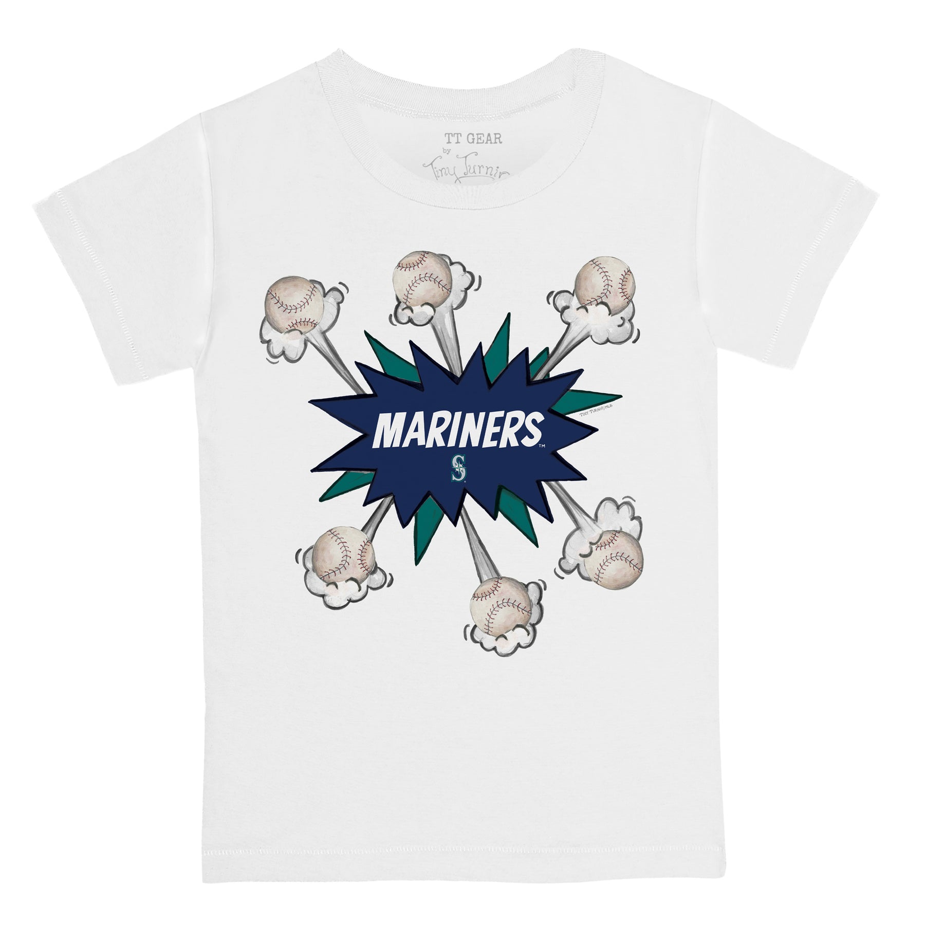 Seattle Mariners Baseball Pow Tee Shirt