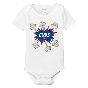 Chicago Cubs Baseball Pow Short Sleeve Snapper