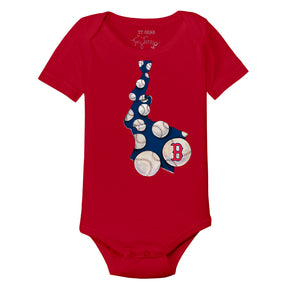Boston Red Sox Baseball Tie Short Sleeve Snapper