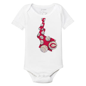 Cincinnati Reds Baseball Tie Short Sleeve Snapper
