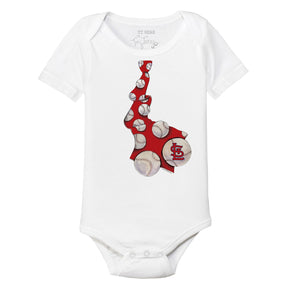St. Louis Cardinals Baseball Tie Short Sleeve Snapper
