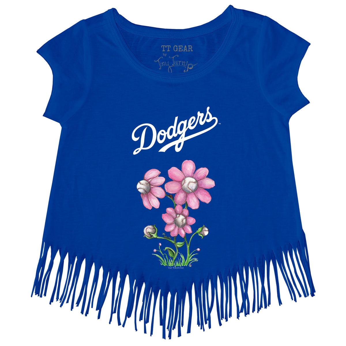 Tiny Turnip Los Angeles Dodgers Infant White Bronto T-Shirt