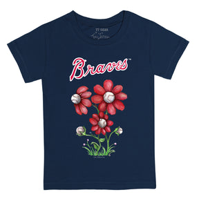 Atlanta Braves Blooming Baseballs Tee Shirt