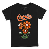 Baltimore Orioles Blooming Baseballs Tee Shirt