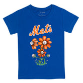 New York Mets Blooming Baseballs Tee Shirt