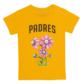 San Diego Padres Blooming Baseballs Tee Shirt