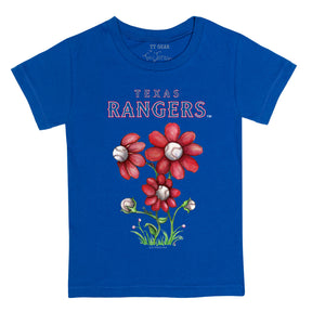 Texas Rangers Blooming Baseballs Tee Shirt