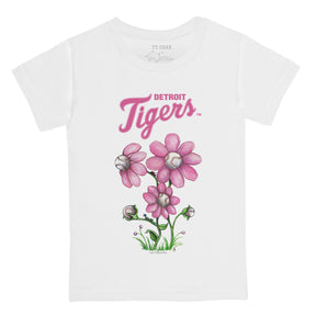 Detroit Tigers Blooming Baseballs Tee Shirt