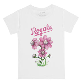 Kansas City Royals Blooming Baseballs Tee Shirt