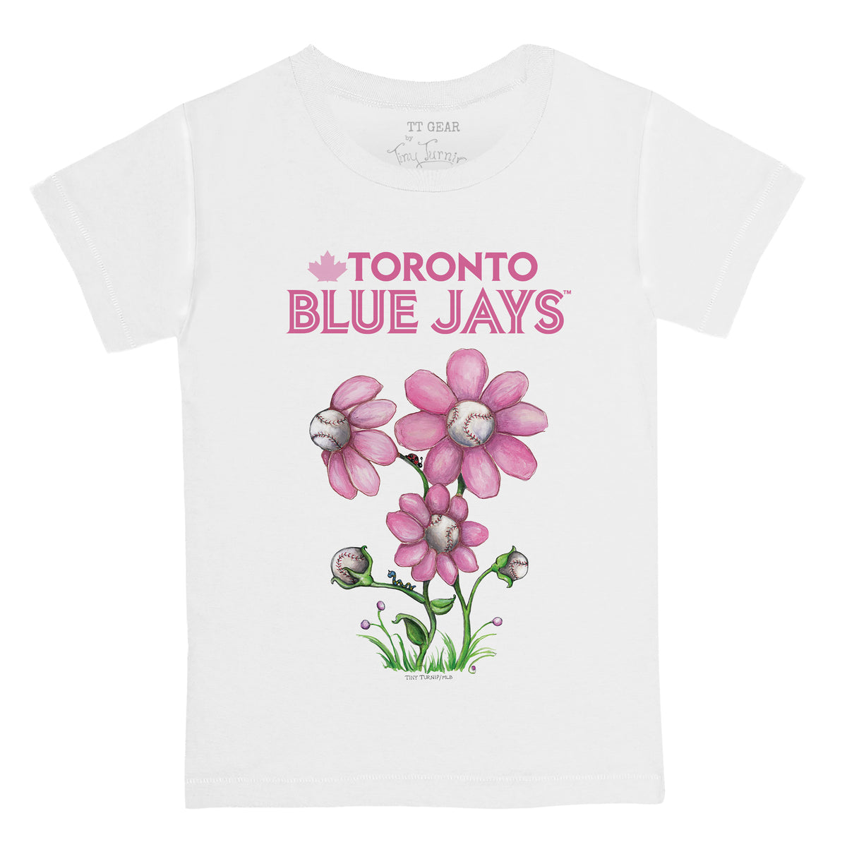Lids Toronto Blue Jays Tiny Turnip Youth Clemente T-Shirt - White