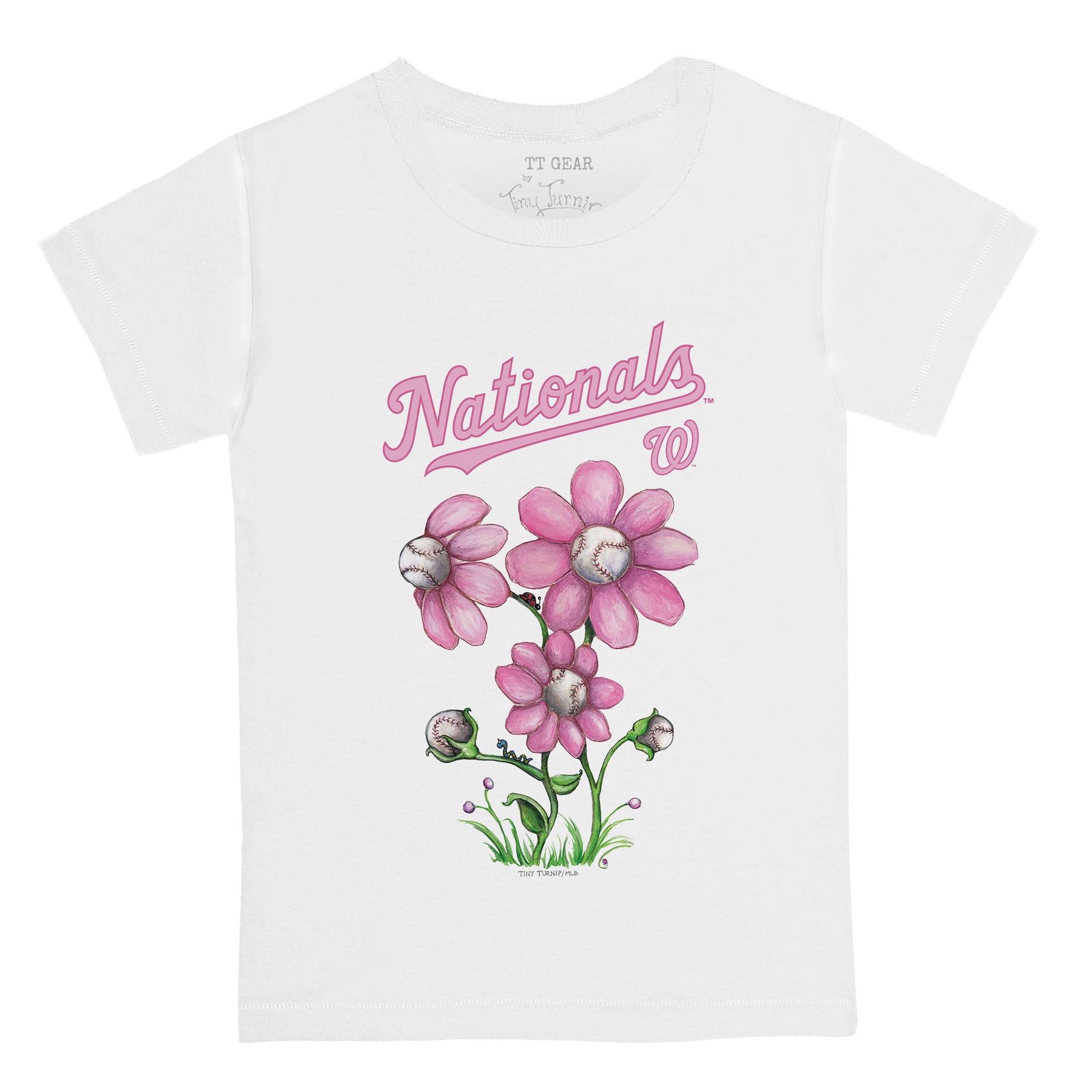 Washington Nationals Blooming Baseballs Tee Shirt