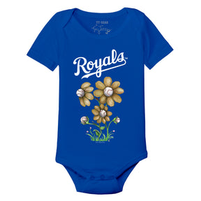 Kansas City Royals Blooming Baseballs Short Sleeve Snapper