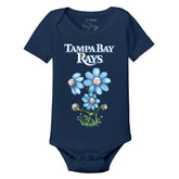 Tampa Bay Rays Blooming Baseballs Short Sleeve Snapper