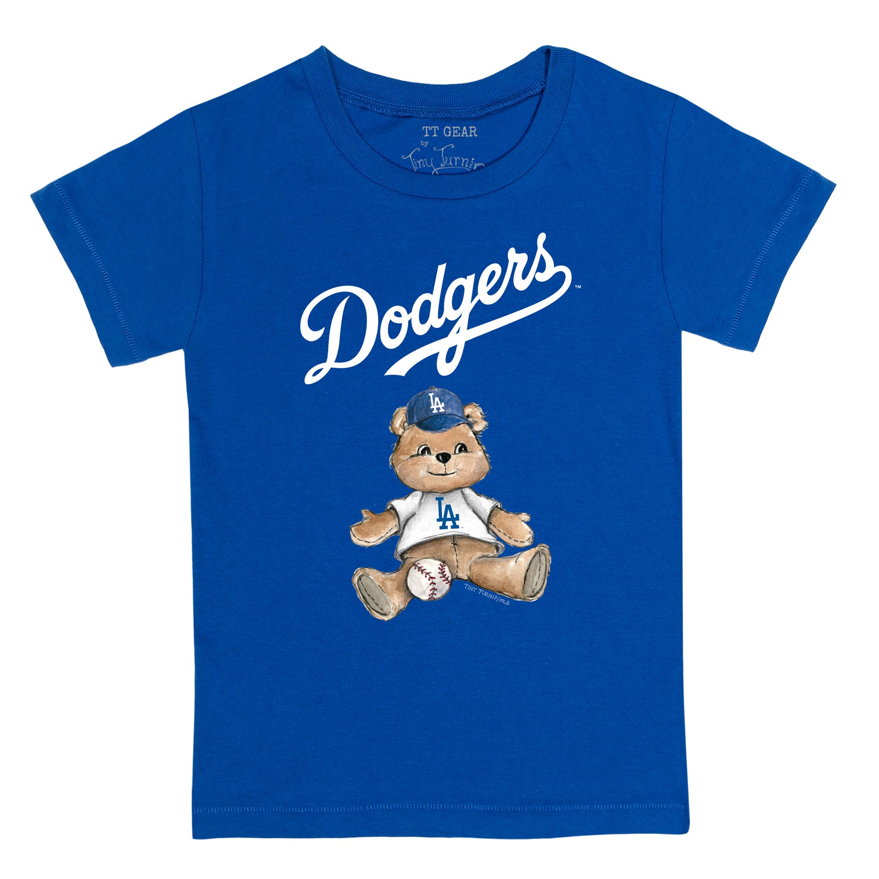 Lids Los Angeles Dodgers Tiny Turnip Youth Base Stripe T-Shirt