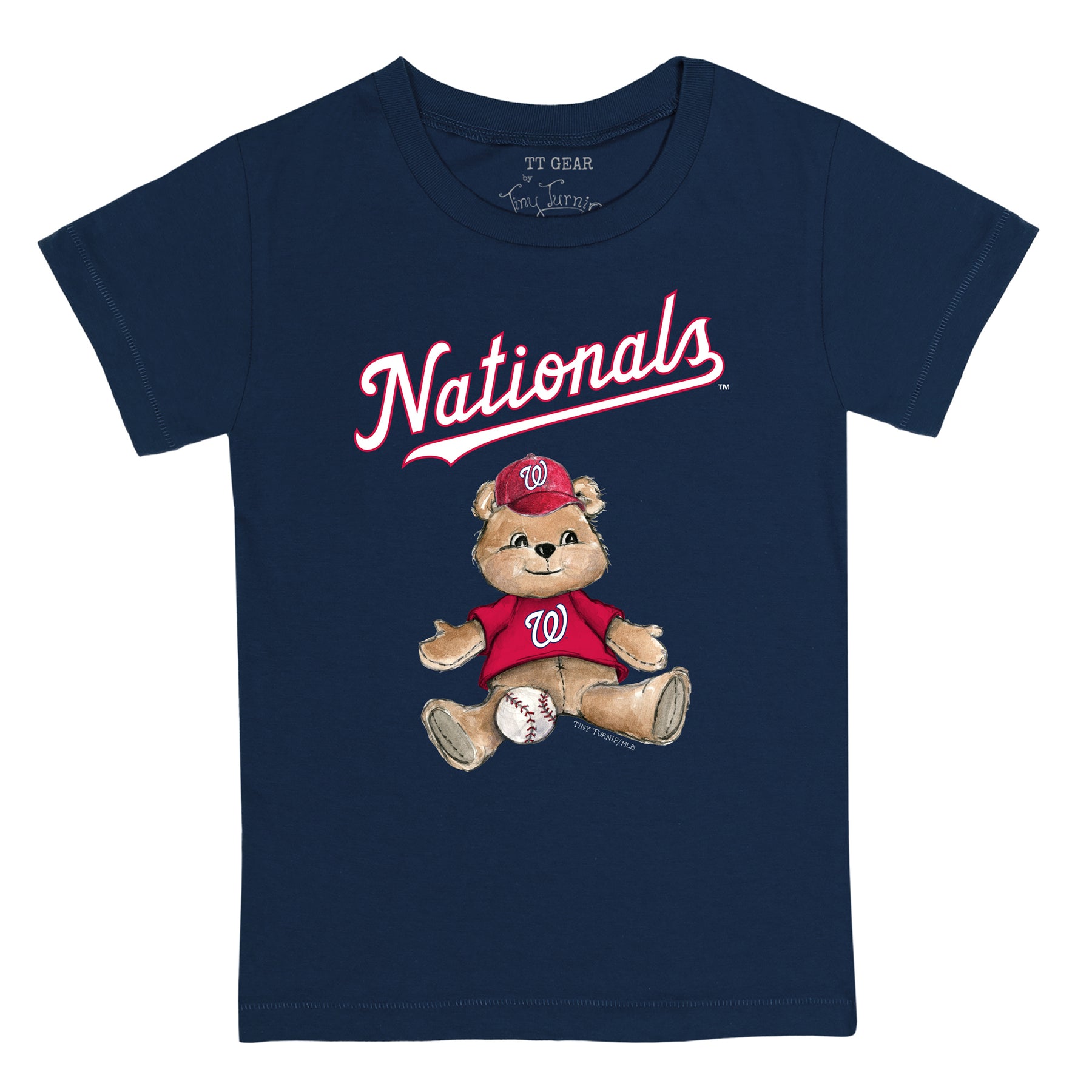 Washington Nationals Boy Teddy Tee Shirt Women's XL / White