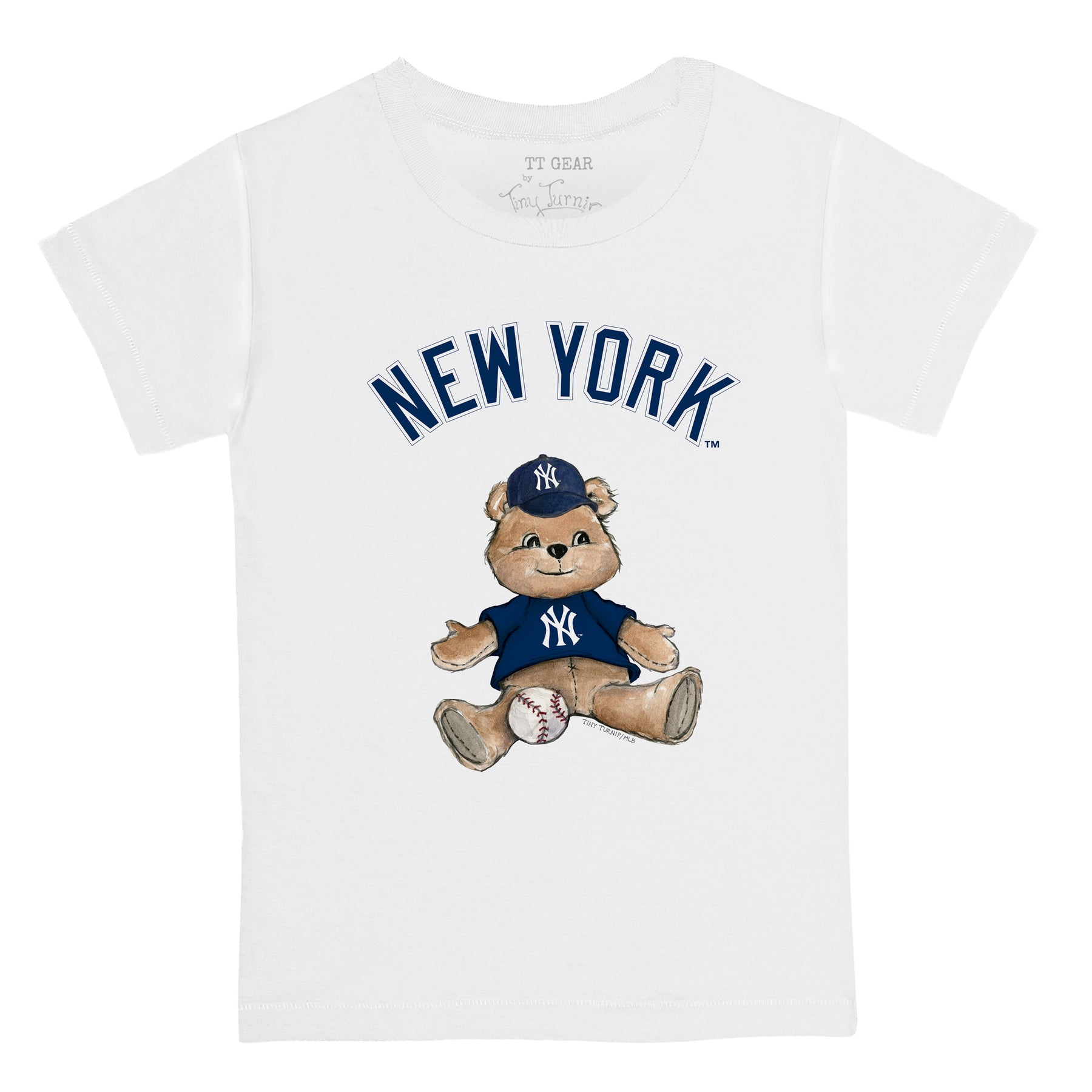 Tiny Turnip New York Yankees TT Rex Tee Shirt Women's XS / Navy Blue