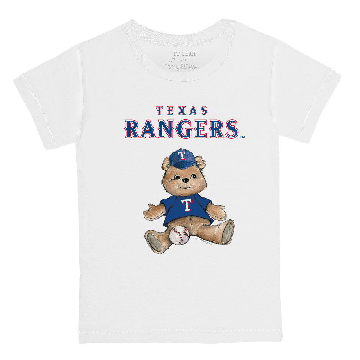 Lids Texas Rangers Tiny Turnip Toddler James 3/4-Sleeve Raglan T