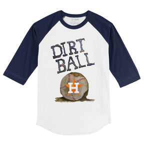 Houston Astros Dirt Ball 3/4 Navy Blue Sleeve Raglan