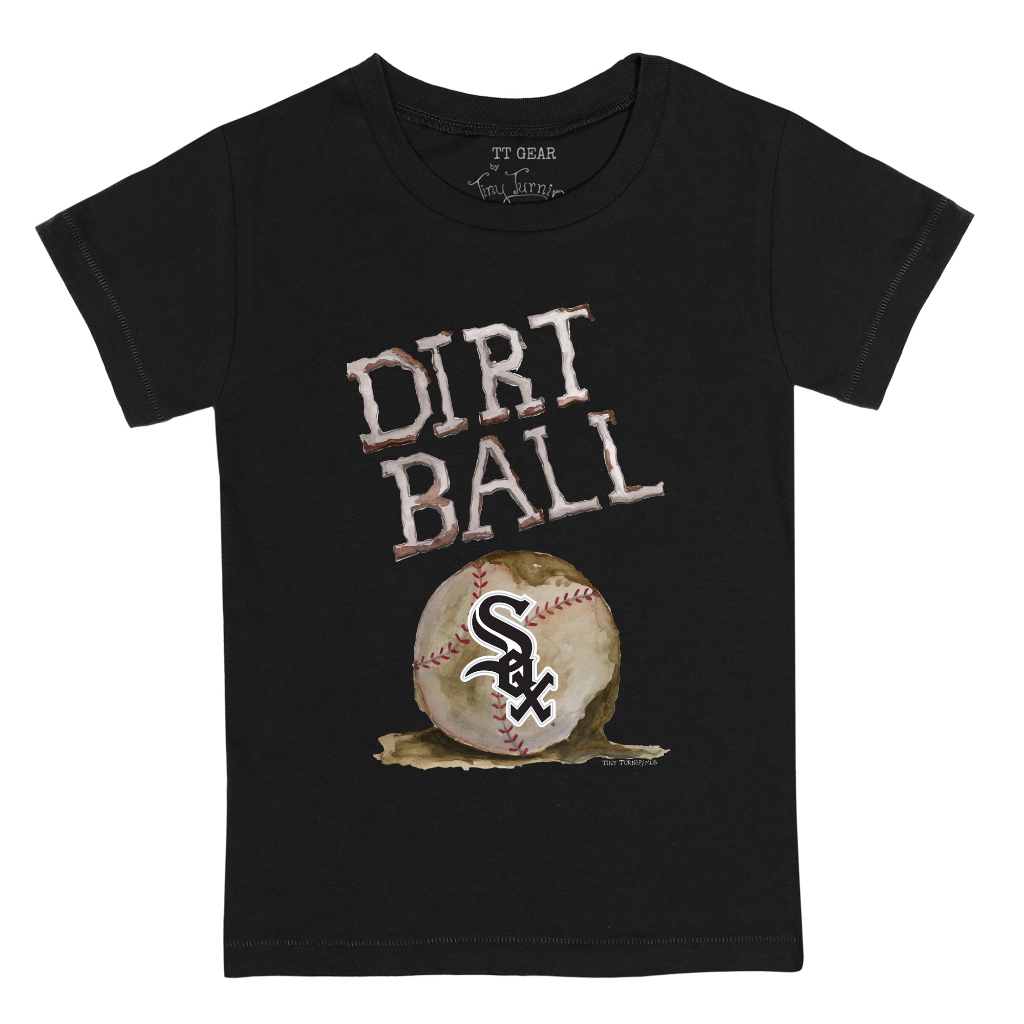Tiny Turnip Chicago White Sox Slugger Tee Shirt Women's 3XL / White