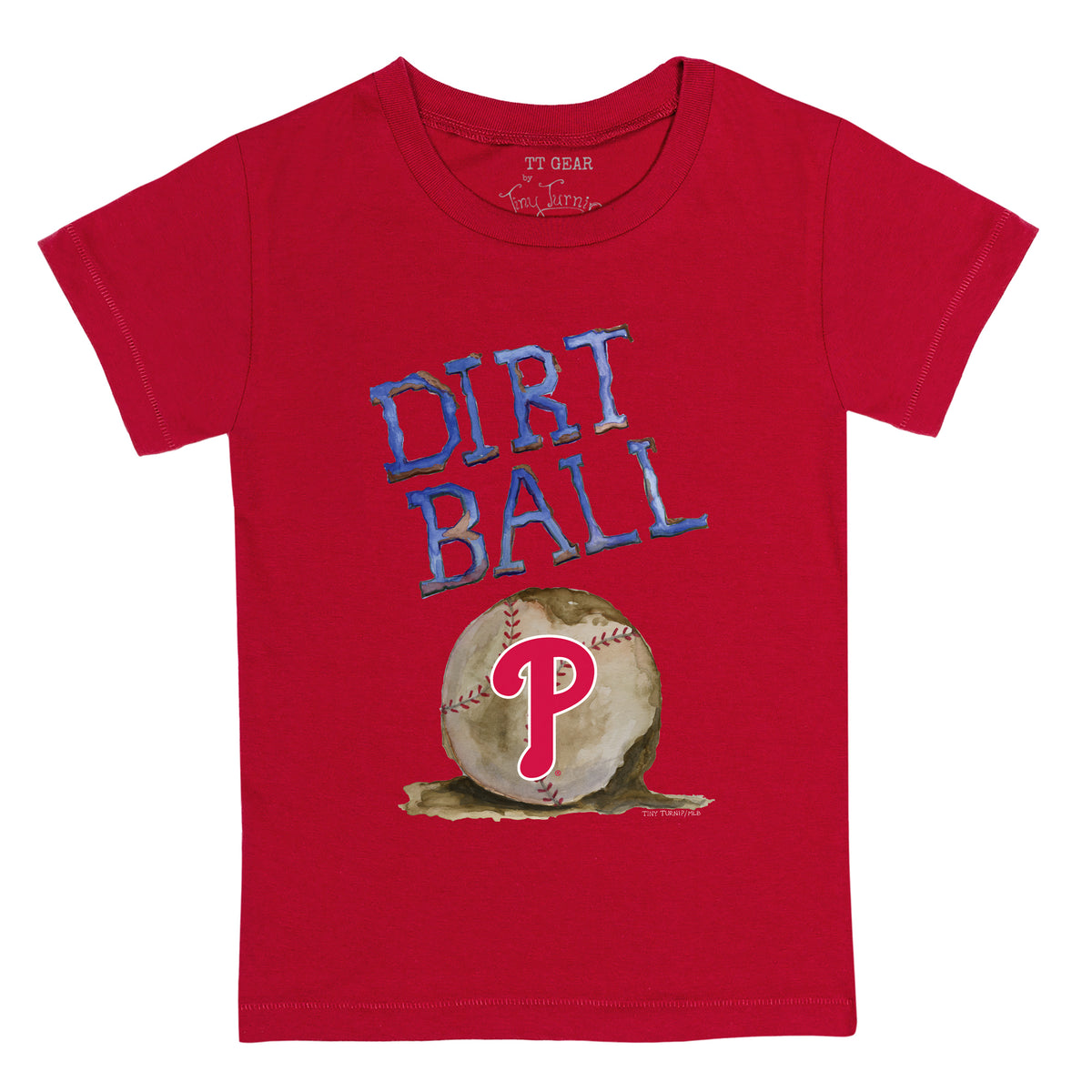 Atlanta Braves Tiny Turnip Toddler Dirt Ball T-Shirt - Navy
