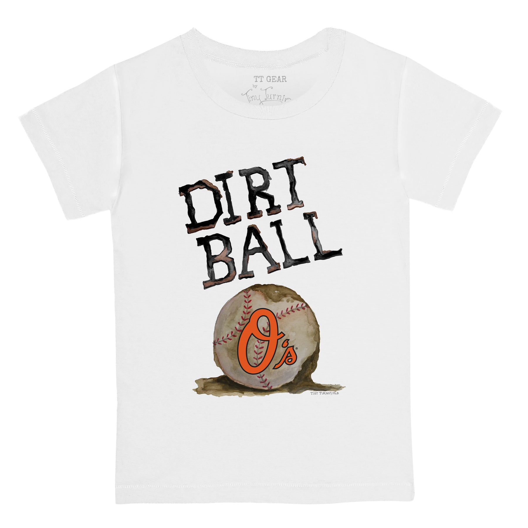Youth Tiny Turnip White Baltimore Orioles Teddy Boy T-Shirt Size: Extra Large