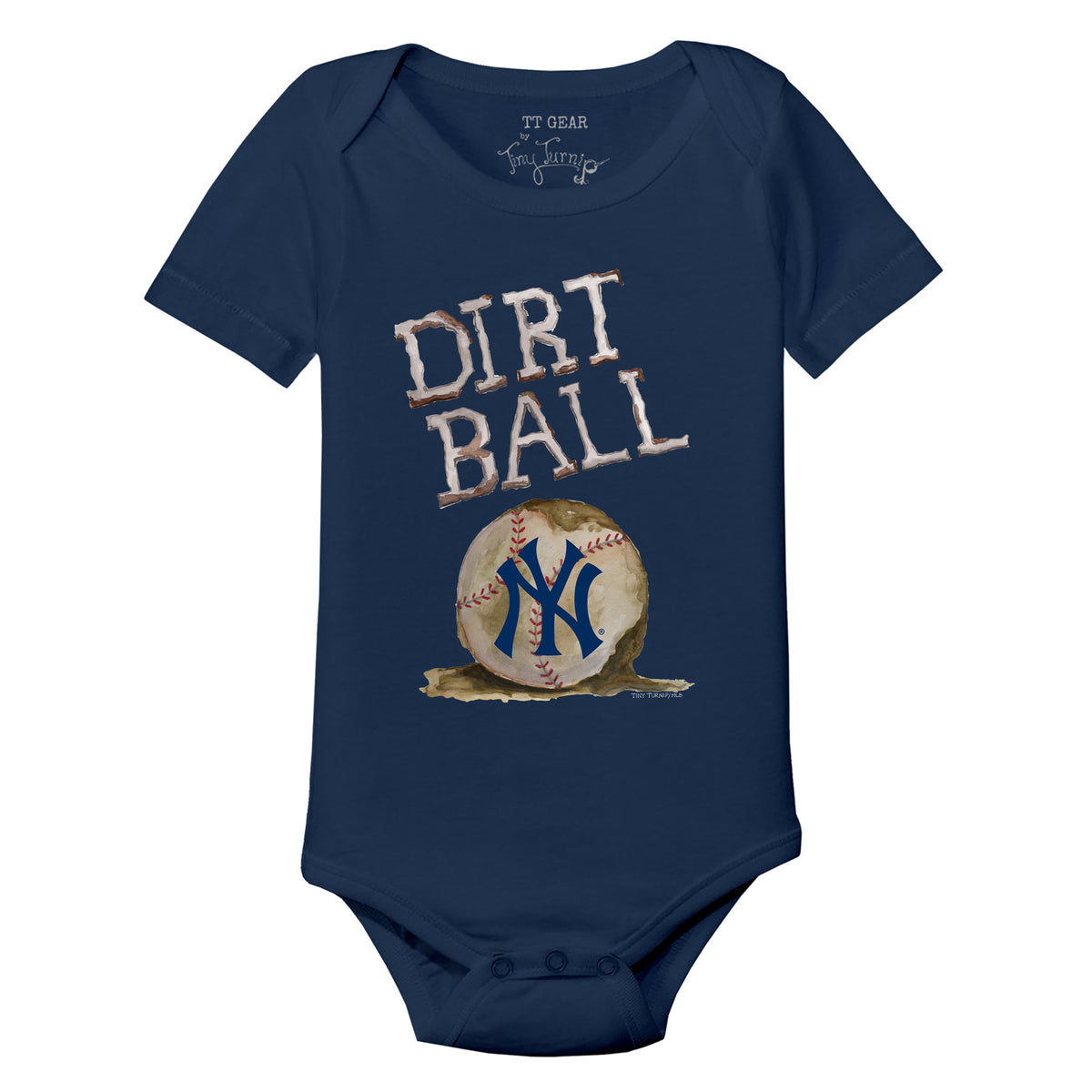 New York Yankees Dirt Ball Short Sleeve Snapper