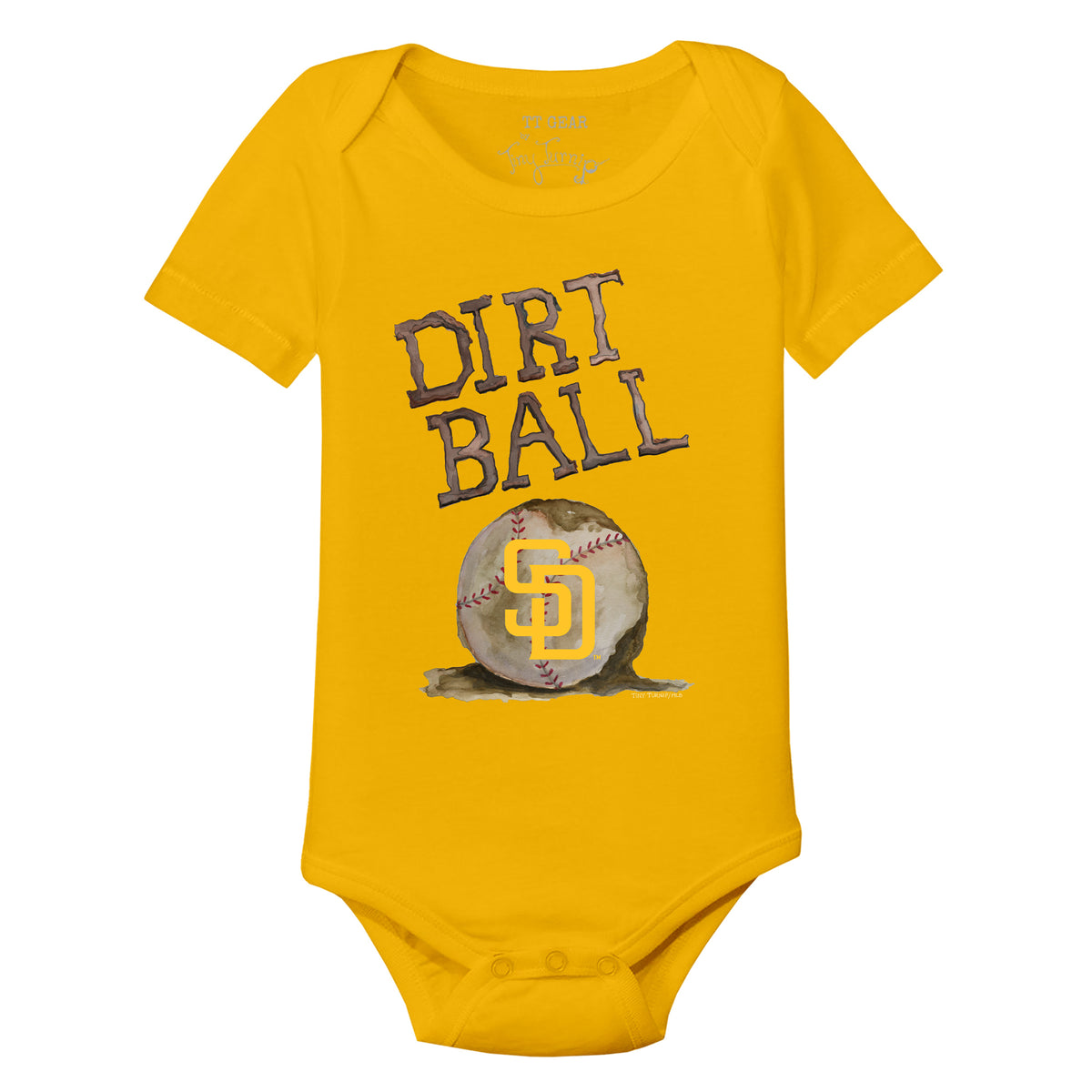 San Diego Padres Dirt Ball Short Sleeve Snapper
