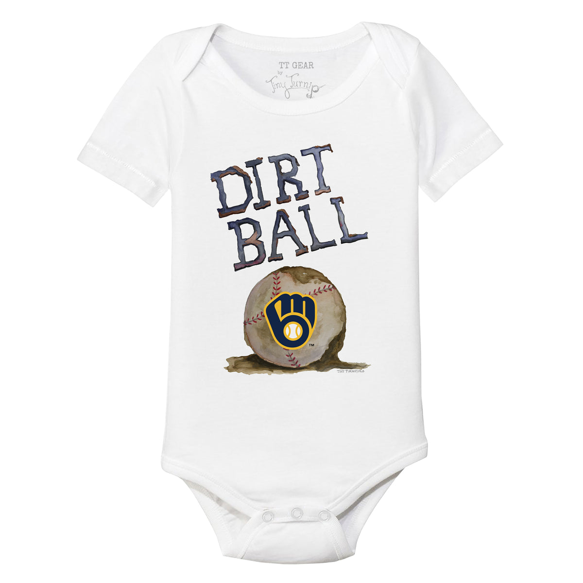 Milwaukee Brewers Dirt Ball Short Sleeve Snapper