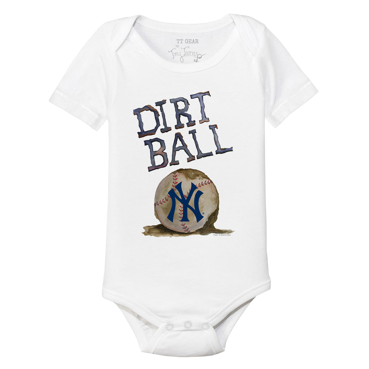 New York Yankees Dirt Ball Short Sleeve Snapper