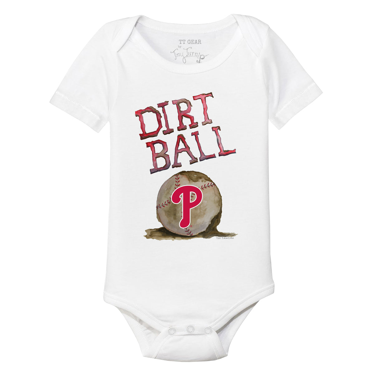 Philadelphia Phillies Dirt Ball Short Sleeve Snapper