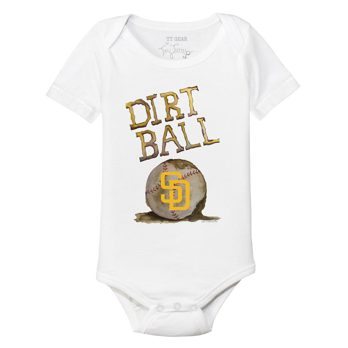 San Diego Padres Dirt Ball Short Sleeve Snapper