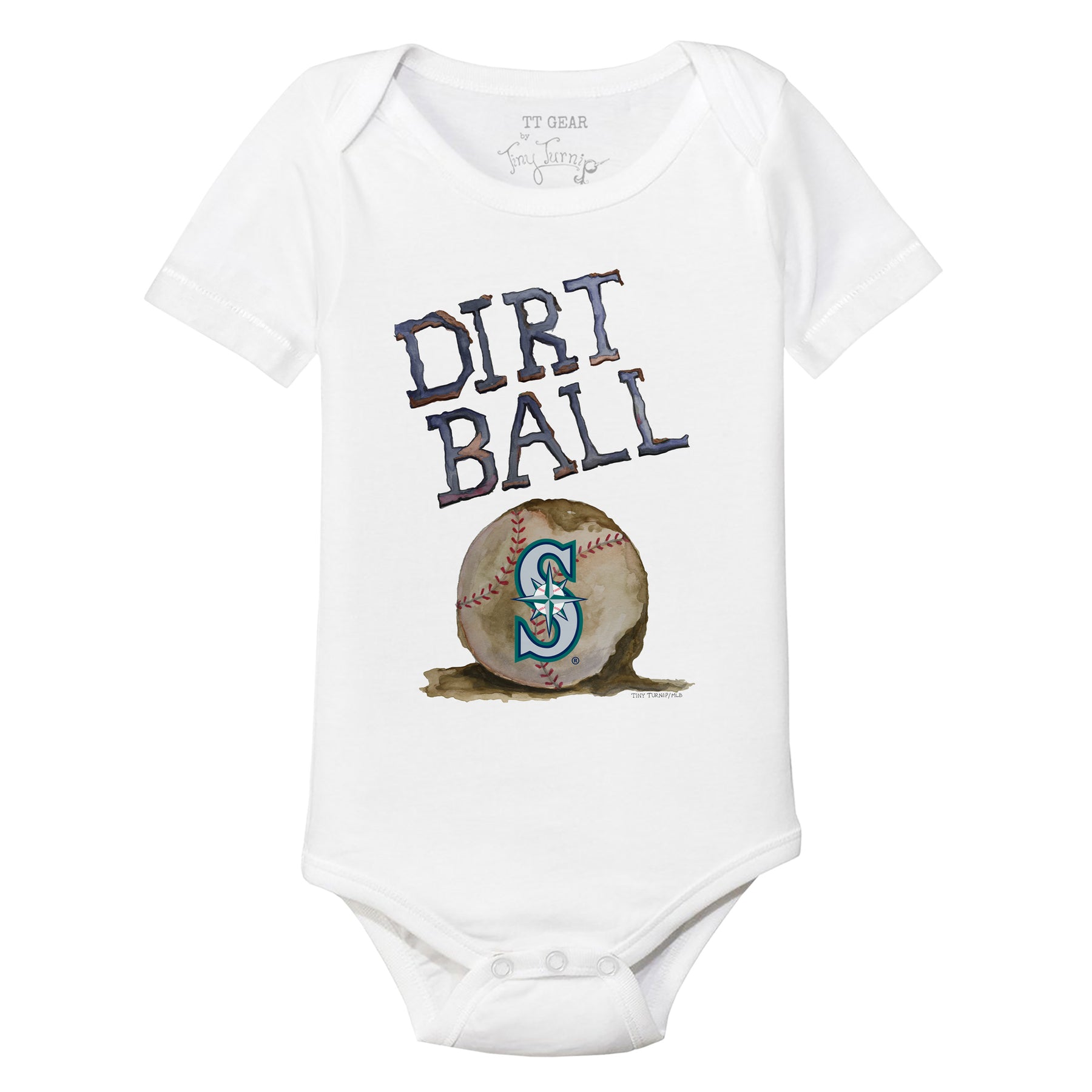 Seattle Mariners Dirt Ball Short Sleeve Snapper