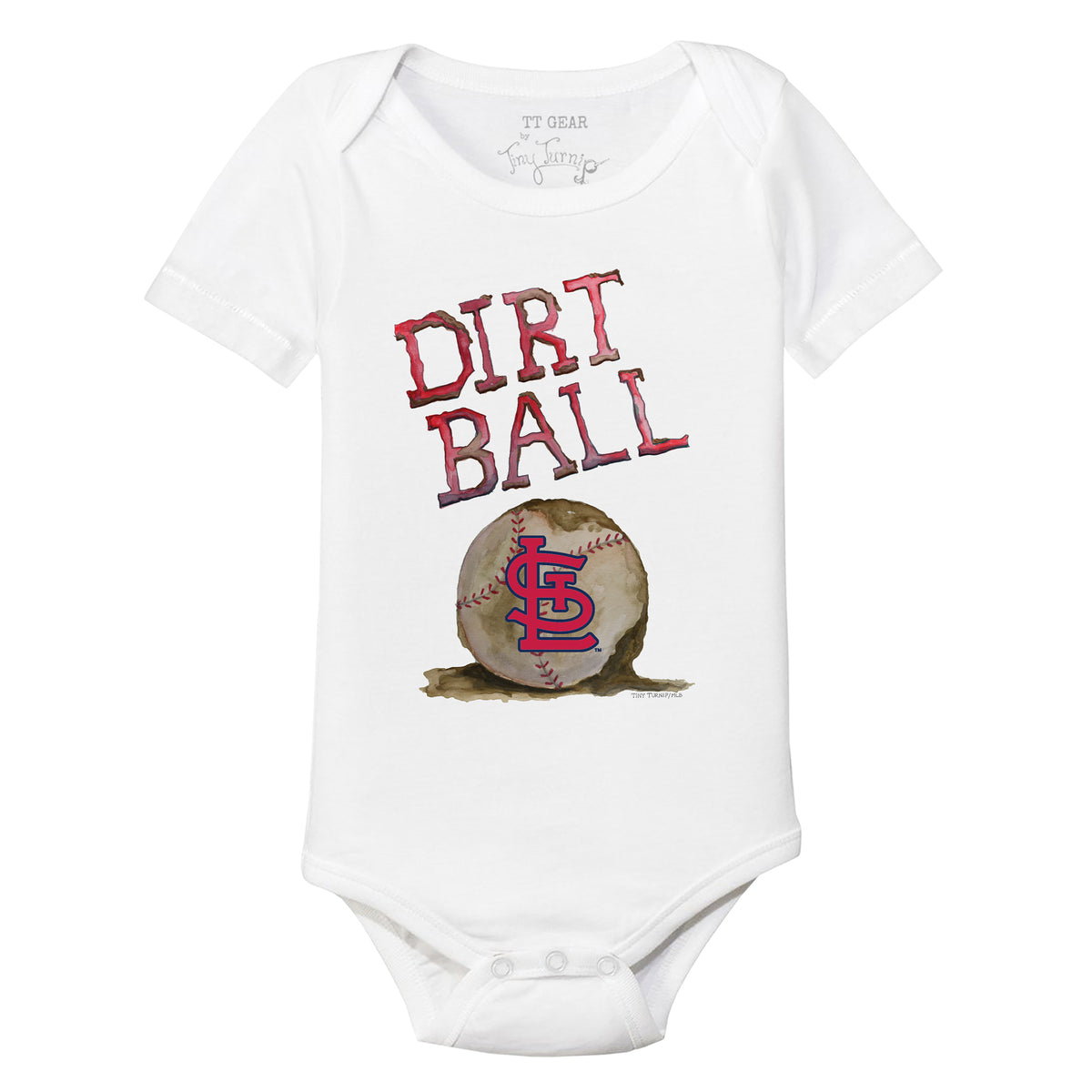 Lids St. Louis Cardinals Tiny Turnip Infant Stitched Baseball Bodysuit -  Red
