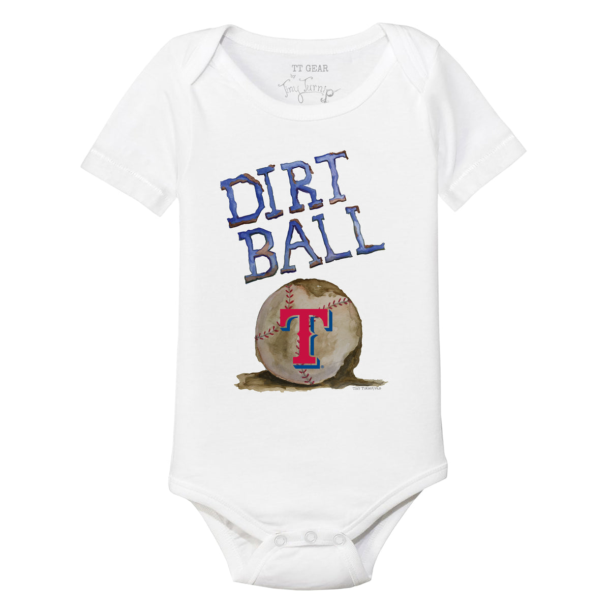 Texas Rangers Dirt Ball Short Sleeve Snapper
