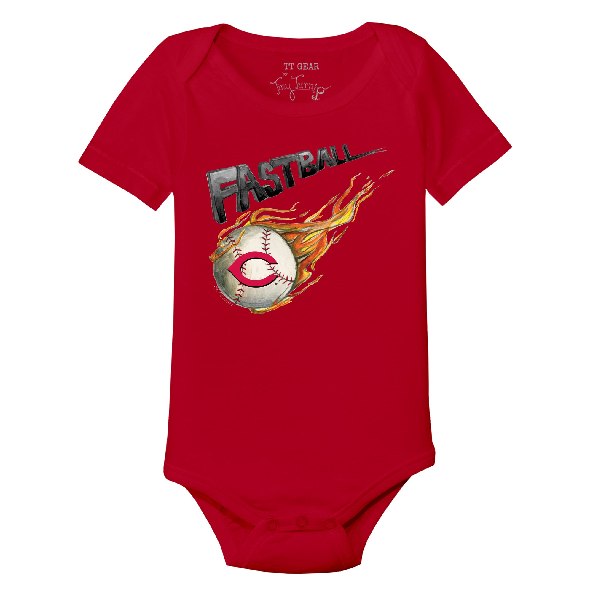 Cincinnati Reds Tiny Turnip Infant Fastball T-Shirt - White