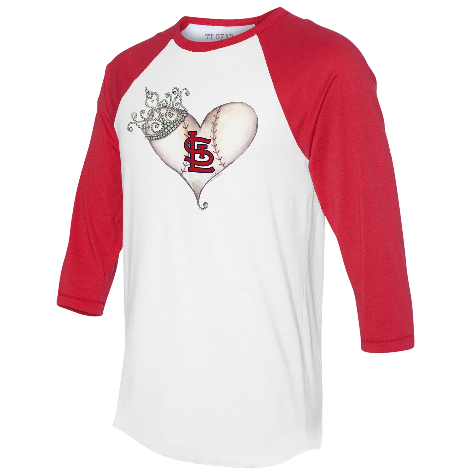 Toddler Tiny Turnip White St. Louis Cardinals Team Slugger T-Shirt Size: 4T