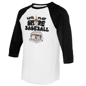 Chicago White Sox S'mores 3/4 Black Sleeve Raglan