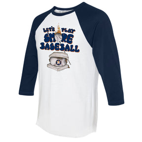 Houston Astros S'mores 3/4 Navy Blue Sleeve Raglan