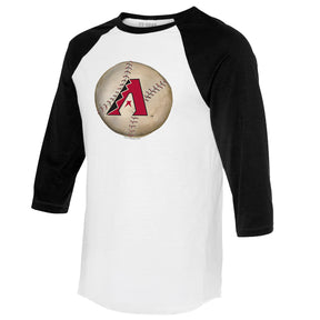 Arizona Diamondbacks Stitched Baseball 3/4 Black Sleeve Raglan