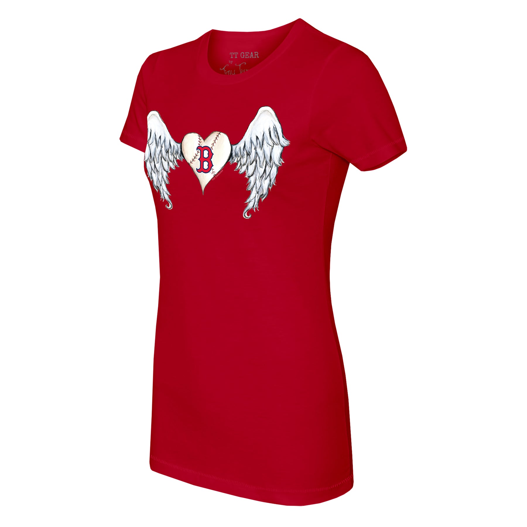 Girls Youth Tiny Turnip Red Philadelphia Phillies Angel Wings Fringe T-Shirt Size: Small