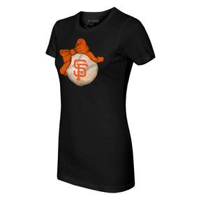 San Francisco Giants Baseball Bow Tee Shirt