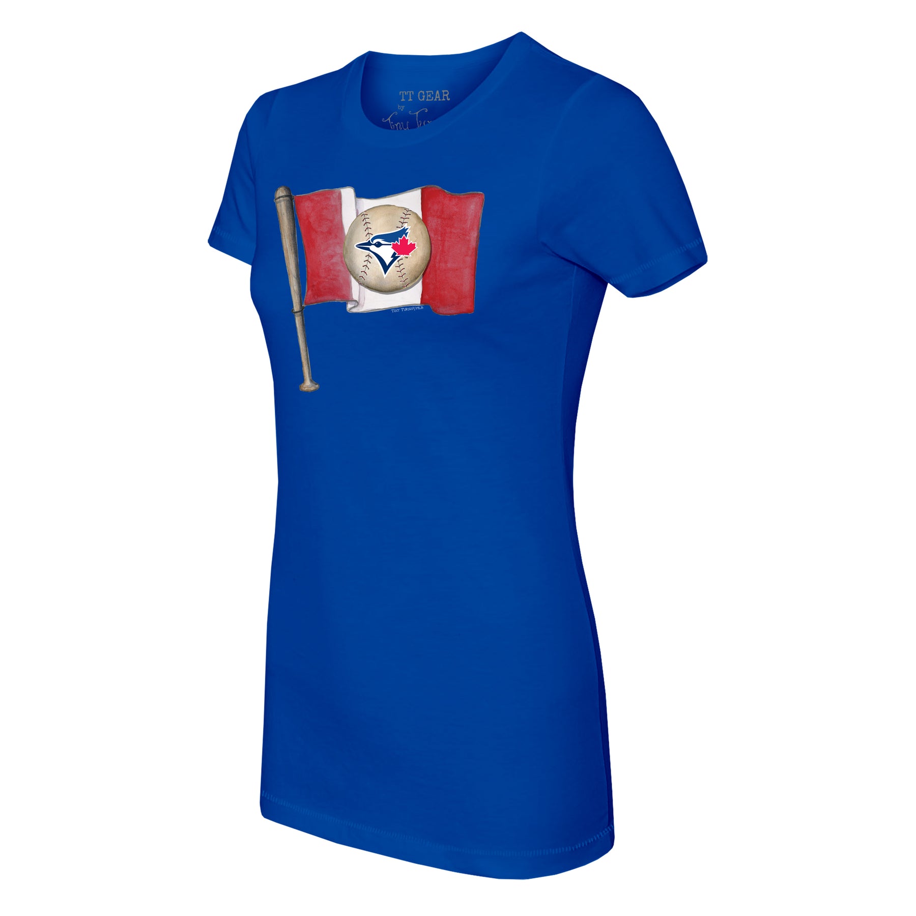 Toronto Blue Jays Baseball Flag Tee Shirt