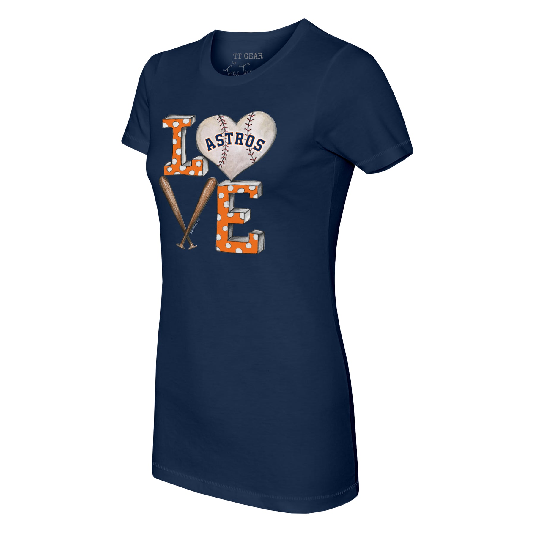 Handmade  Astros Love Short Sleeve Tee Shirt in Heather Grey 3XL