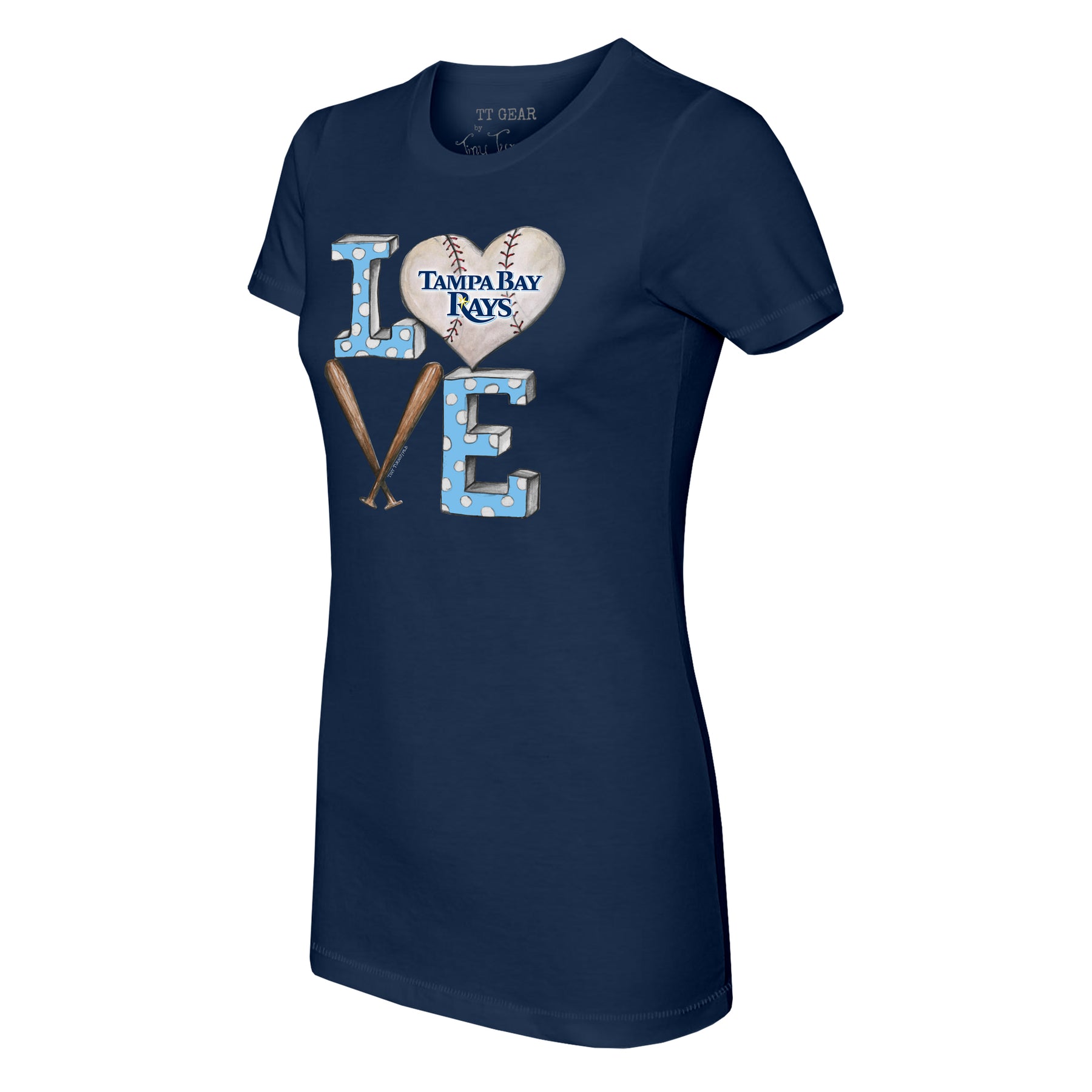 Tampa Bay Rays Baseball LOVE Tee Shirt