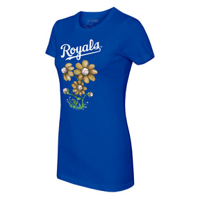 Kansas City Royals Blooming Baseballs Tee Shirt