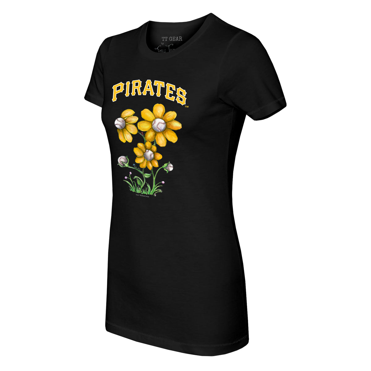 Pittsburgh Pirates Blooming Baseballs Tee Shirt